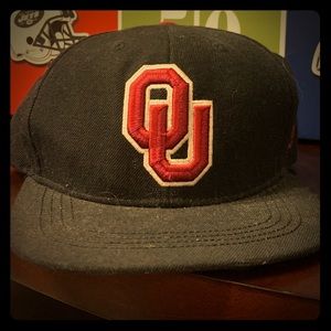 OU Sooners flat bill cap